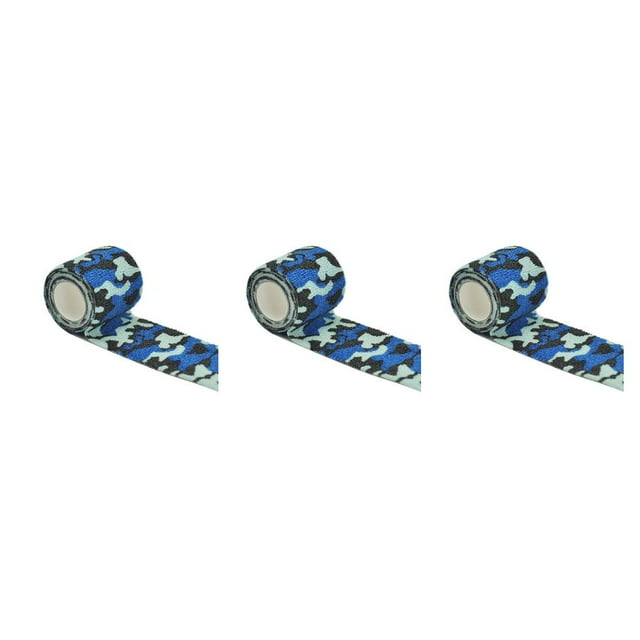 Toystoory Envoltura elástica Atlético Vendaje autoadhesivo Montar Correr Acampar Mochilero Cinta de supervivencia Tipo 5 2.5cmx4.5m Type1 NO1