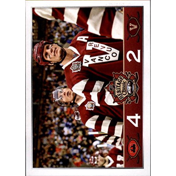 2014-15 Panini Stickers #443 Heritage Classic Vancouver Cannucks NHL Hockey Mini Sticker Trading Card