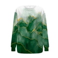 thumbnail image 2 of Gibobby Sudadera oversize mujer Sudaderas de moda de gran tamaño para mujer con cuello alto sudaderas de manga larga trajes de otoño 2023(Verde,CH), 2 of 4