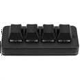 thumbnail image 5 of MK424U 4-Key Mini Customized Keyboard with Mechanical Blue Switch USB Connection for Office Game Multimedia Black, 5 of 9
