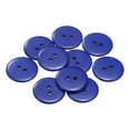 thumbnail image 1 of Uxcell 10Pcs Botón de costura 1" (25mm) 2 agujeros de resina botones de reemplazo de manualidades, azul oscuro, 1 of 5