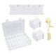 thumbnail image 5 of Bobina de hilo con bobinadora, caja organizadora de , tarjetas de hilo para almacenamiento de costura de bobinado, 5 of 5