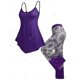 thumbnail image 2 of Conjunto de Pijamas Irregulares y Pantalones Tribal Rosegal  Pijamas y Batas Tallas Grandes, 2 of 5