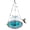 Purple, variant on Bird Bath Solar Fountain - Outdoor Garden Hanging Hummingbird Feeder, Solar Fountain Birdbath (Blue1)