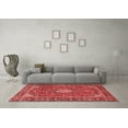 thumbnail image 3 of Ahgly Company Indoor Rectangle Medallion Red Traditional Area Rugs, 8' x 12', 3 of 4