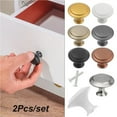 thumbnail image 3 of 2pcs Kitchen Cupboard Round Shape Furniture Fitting Cabinet Cabinet Pulls Wardrobe Pulls Drawer Knob Door Handle, 3 of 6