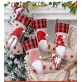 thumbnail image 4 of gnomos 3D únicos, medias de Navidad de Papá Noel, chimenea, medias colgantes para decoraciones de Navidad, adornos navideños familiaresA1PCS, 4 of 5
