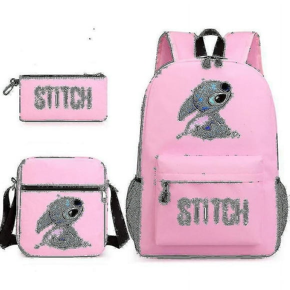 Lilo Stitch Backpack Three-piece Set School Bag