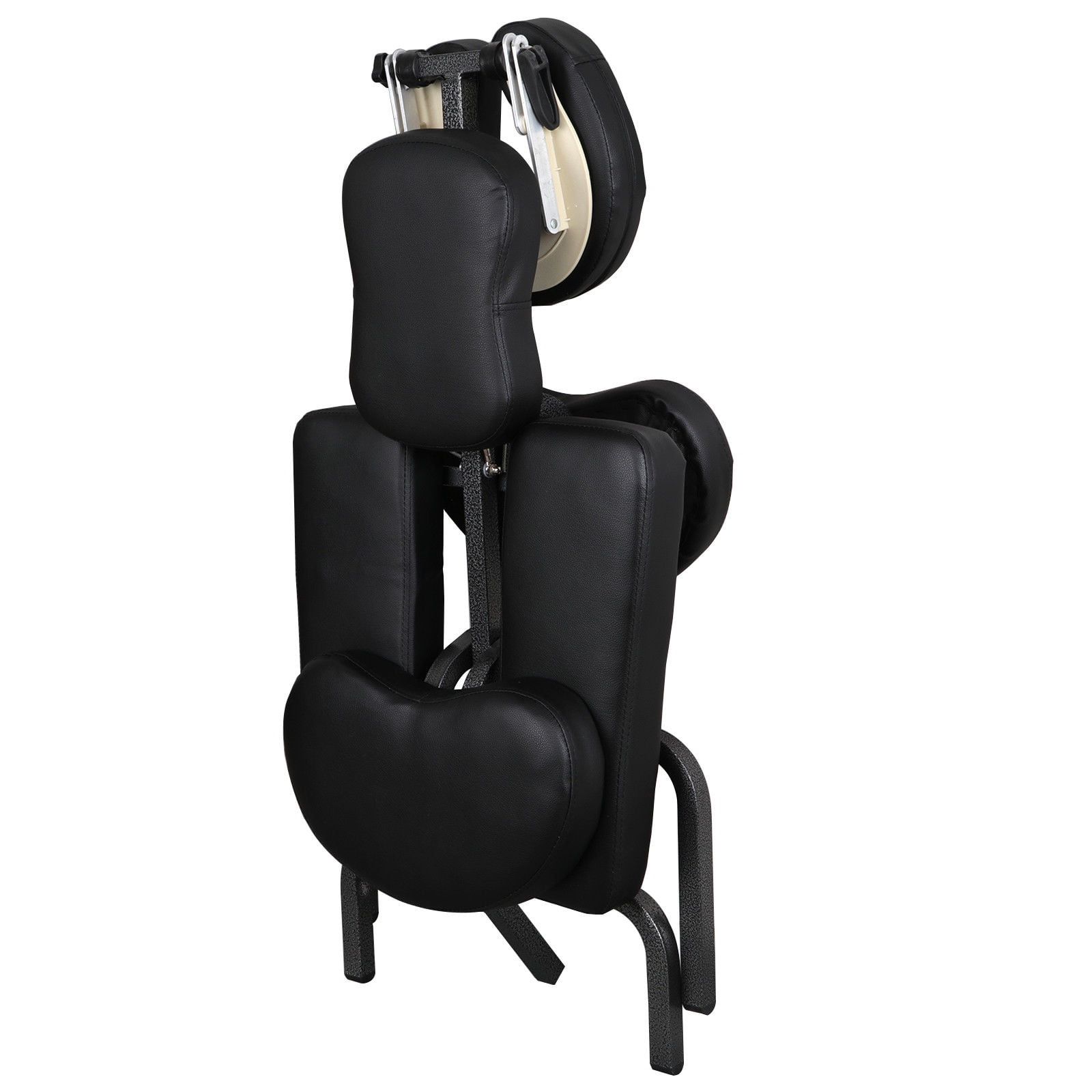 ZENY Portable Tattoo Salon Spa Chair Black Folding PU Leather