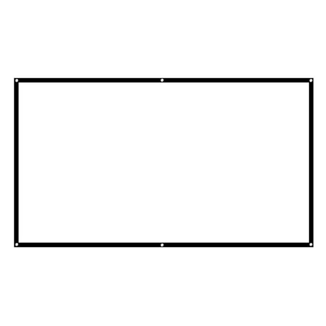 Pantalla De Proyector Hd Ultra Clara De 60-100 Pulgadas Compatible Con 2d3d 1080p 4K Instalación Fácil Portátil De Plegable Para Cine En Casa Cine Aula Capacitación
