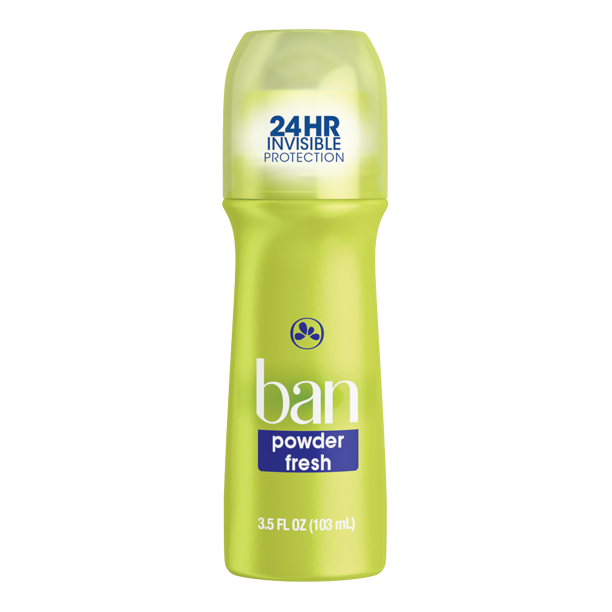Ban Powder Fresh RollOn Deodorant 3.5 fl oz