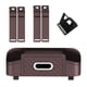 thumbnail image 4 of Organizador para asiento trasero de coche, caja de almacenamiento, resistente al agua, duradero, para colgar en el reposacabezas del asiento trasero. Caqui oscuro, 4 of 9