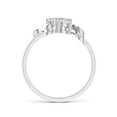 thumbnail image 2 of ANGARA Natural 0.46 Ct. Diamond Fashion Ring in 14K White Gold for Women (Ring Size: 9), 2 of 8