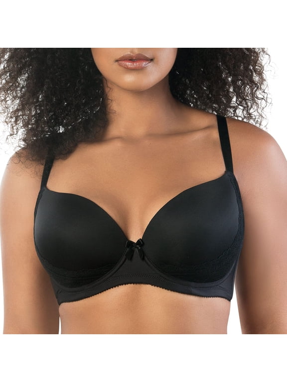 Casey Plunge Molded T-Shirt Bra, Black, 36J