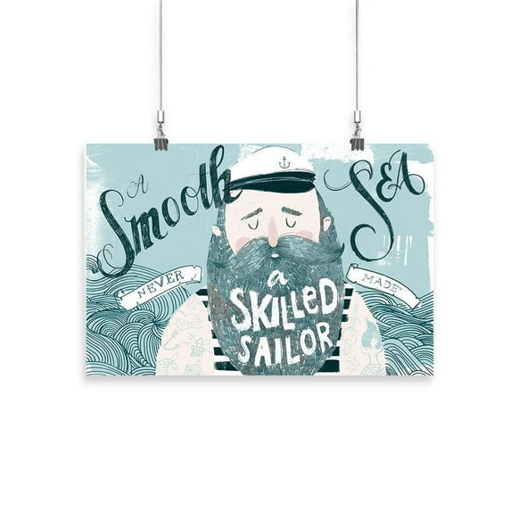 Skilled Sailor A Poster - Jennifer Paxton Parker Designs,