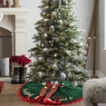 thumbnail image 6 of Christmas Decorations Indoor, Hwkond Christmas Tree Skirt Green Christmas Tree Foot Cover Christmas Tree Carpet Base Mat Decorations,Green, 6 of 7