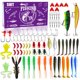 thumbnail image 1 of Kit Señuelos Pesca Cebo Suave Y Duro Anzuelos Giratorios Con Caja para Accesorios Dulce Salada, 1 of 9