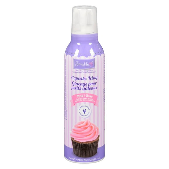 Glaçage pour petits gâteaux Twinkle - rose Poids net 200g