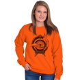 thumbnail image 4 of Hand Eye Crystal Ball Futuristic Spirit Unisex Plus Fleece Graphic Sweatshirt Brisco Brands 2X, 4 of 5