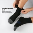 thumbnail image 4 of COOPLUS 12 Pack Mens Ankle Socks Low Cut Cushioned Athletic Performance Breathable Socks for Men, 4 of 9