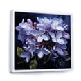 thumbnail image 2 of Designart "Whispers Of Nocturnal Lilac Blossoms" Lilacs Floater Framed Wall Art Prints, 2 of 5
