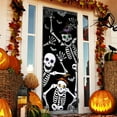 thumbnail image 2 of Halloween Skull Door Cover, Halloween Decorations, LHA1784D - 30" x 80", 2 of 5