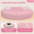 thumbnail image 4 of CELTOSS  Pink Gaming Chair, Flip-up Armrest Computer Chair Ergonomic Office Chair PU Leather Desk Chair Executive Adjustable Swivel Task Chair, 4 of 11