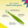 thumbnail image 4 of RADIUS Totz Toothbrush Extra Soft Brush BPA Free & ADA Accepted Designed for Delicate Teeth & Gums for Children 18 Months & Up - Blue Sparkle - Pack of 1, 4 of 10