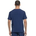 thumbnail image 4 of Dickies EDS Essentials Scrubs Top for Men V-Neck Plus Size DK645, 4XL, Navy, 4 of 8