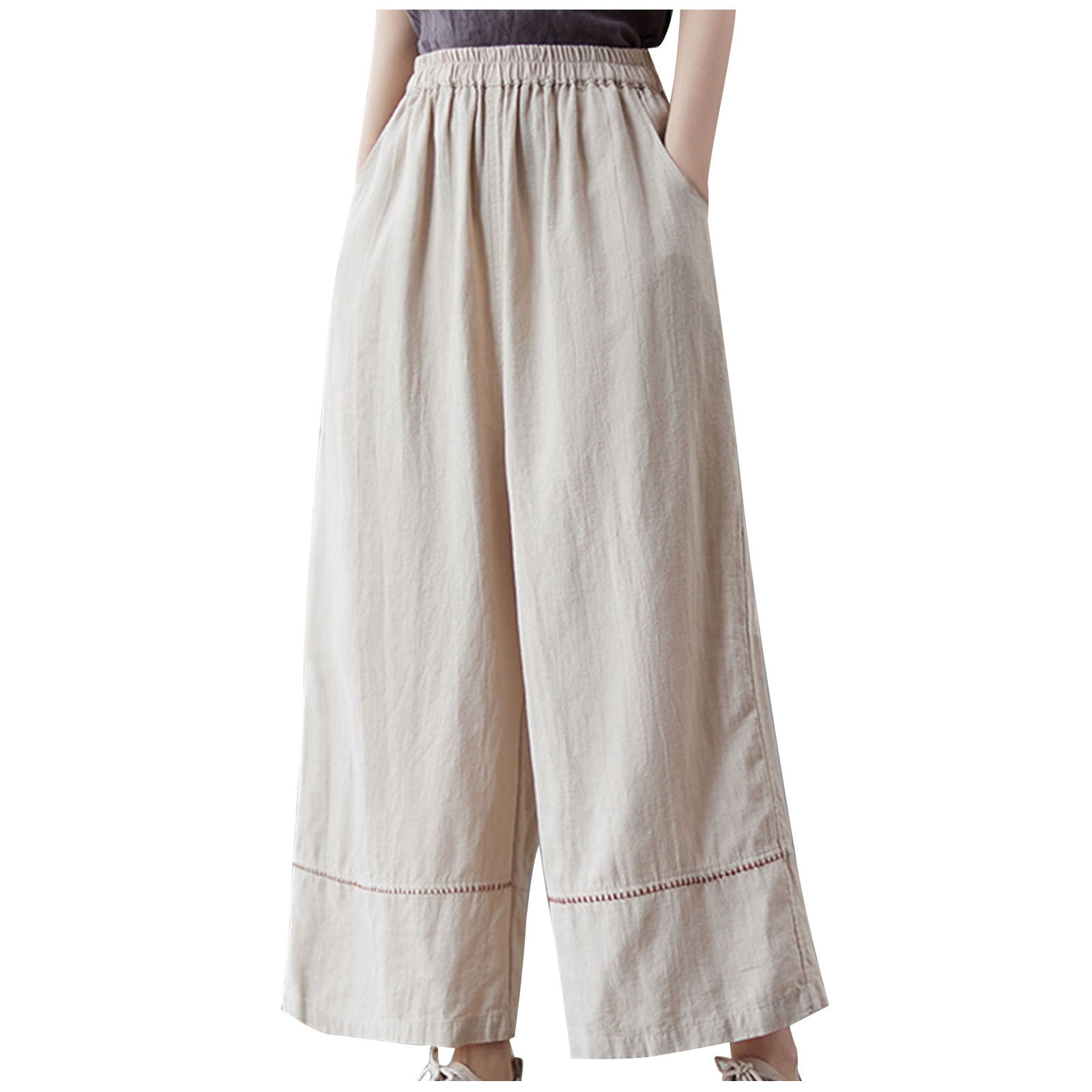 French Toast Girls' Ankle Length Leggings - Khaki, Large Long Size, School Uniform & Everyday Wear