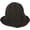 Charcoal, variant on Wool Winter Floppy Short Brim Womens Bowler Fodora Hat DWB1105