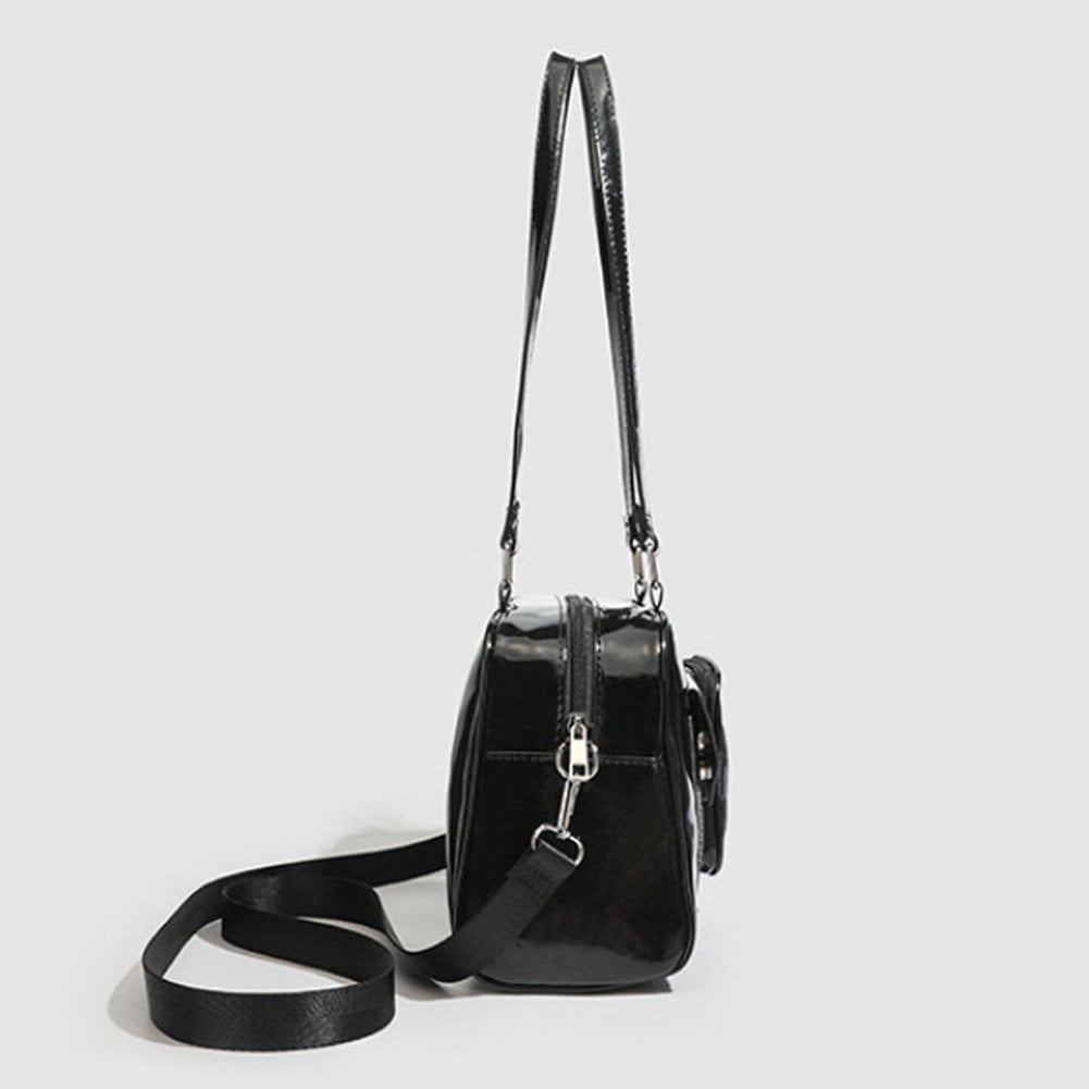 Hzzsbu Kawaii Crossbody Bags Large Capacity Ita Messenger Bag Cute Transparent Crossbody Bag Versatile Uniform Bag for Women