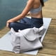 thumbnail image 3 of Naiovety Bolsa de Yoga, portador de lona, ​​almohadilla de ejercicio portátil de gran capacidad, bolso de mano para Fitness, bolso de hombro, regalos Uniforme atlético Albaricoque Naiovety OD020074-04B, 3 of 6