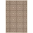 thumbnail image 2 of SAFAVIEH Linden Derbhile Geometric Squares Area Rug, Natural/Brown, 4' x 6', 2 of 6