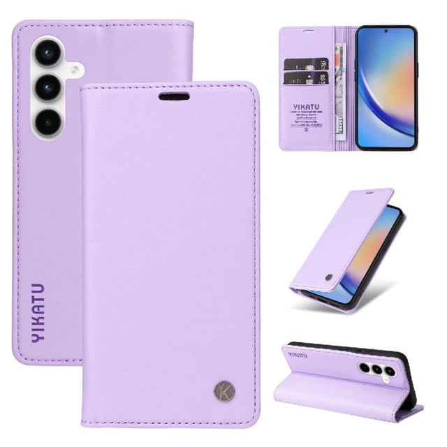 Funda para Samsung Galaxy A35 5G Estuche de Cuero PU Tipo Cartera con Ranuras para Tarjetas y Cierre Magnético