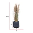 thumbnail image 3 of Artificial red Pampas Grass | 54.57” | Tall faux grass in planter| Home Decor By Vintage Home, 3 of 8