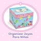 thumbnail image 2 of Joyero Alhajero Infantil Musical - Cajón para Joyas Niña azul Estandar, 2 of 6