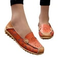 thumbnail image 2 of Sngxgn Comfortable Flats Shoes Women, Slip On Ballet Flats for Women, Casual Women's Flats for Walking(Orange,41), 2 of 6