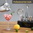 thumbnail image 3 of Mixology Bartender Kit | Home Bar Set Cocktail Shakers Bartending Kit | Bar Tools Boston Shaker Set with Stand | Cocktail Set Bar Kit with Stand by Plat Star | Stainless Steel Barware, 3 of 7