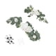 thumbnail image 2 of Guirnalda de rosas artificiales con arco decorativo rústico para ceremonia Blanco, 2 of 5