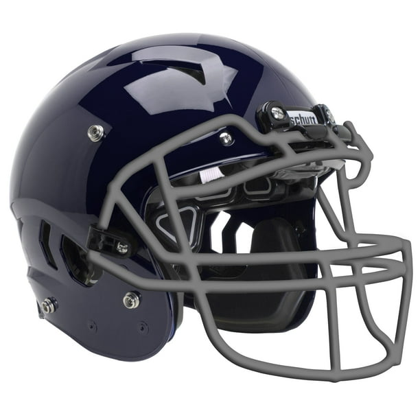 Schutt Vengeance A11 Youth Football Helmet w/Facemask (S, Navy, Gray VROPOTRADYF)