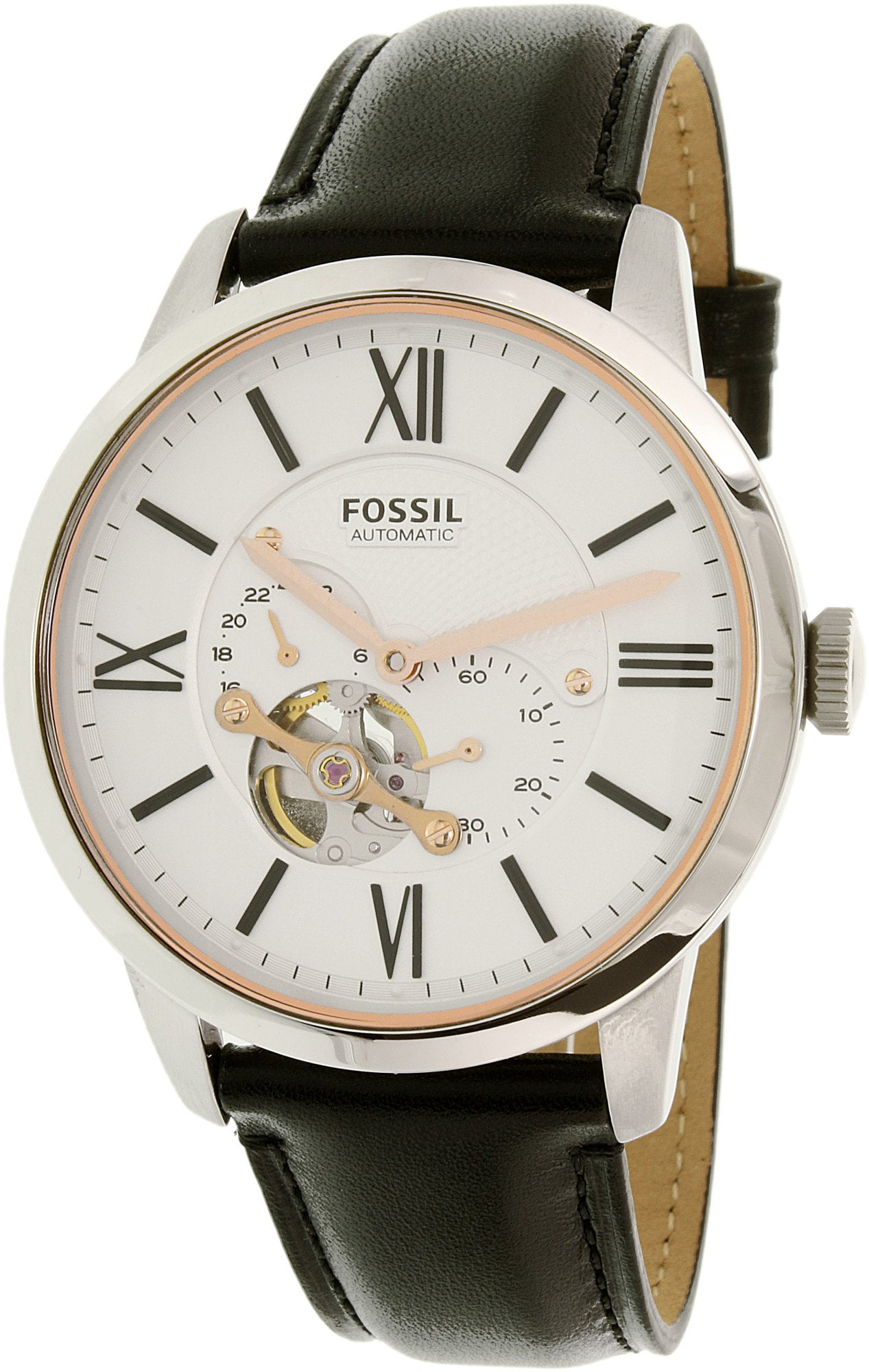 Silver Leather Japanese Automatic Dress 