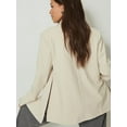 thumbnail image 3 of Elina fashion Female Blazer Terry Rayon Jacket Formal Office Suit Coat, 3 of 5