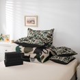 thumbnail image 6 of Manfei Woodland Wildlife 7 Pieces Full Size Bedding Sets,Rustic Camouflage Full Size Bed in a Bag,Brown Green,Black Reversible, 6 of 7