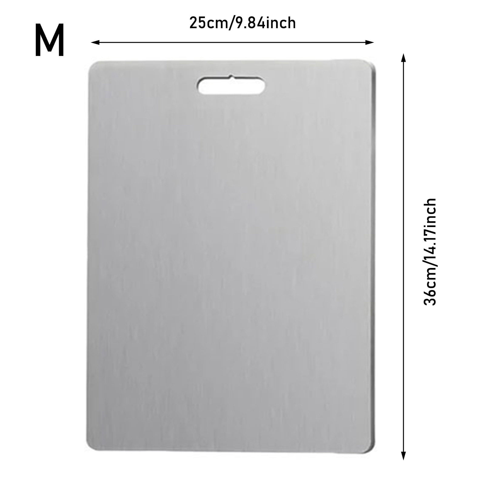 New Titanium Cutting Boards - 100% Pure Titanium Cutting Boards for Kitchen - Cutting Edge Hygiene & Durability, Double Sided Medical-grade Titanium Cutting Mat, 11/14/4/15''