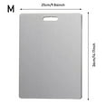 thumbnail image 3 of Titanium Cutting Board, 2025 New Titanium Cutting Board for Kitchen, 304 Stainless Steel Food Grade Cutting Boards for Meat Fruit & Vegetable, 3 of 4