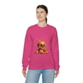 thumbnail image 6 of Pumpkin Skull Dot Day Unisex Heavy Blend™ Crewneck Sweatshirt, 6 of 7
