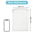 thumbnail image 3 of Unique Bargains Aquarium Filter Media Bags Fine Mesh Filter Bags Fish Tank Filter Bag 11.8 x 7.8 Inch White, 3 of 6