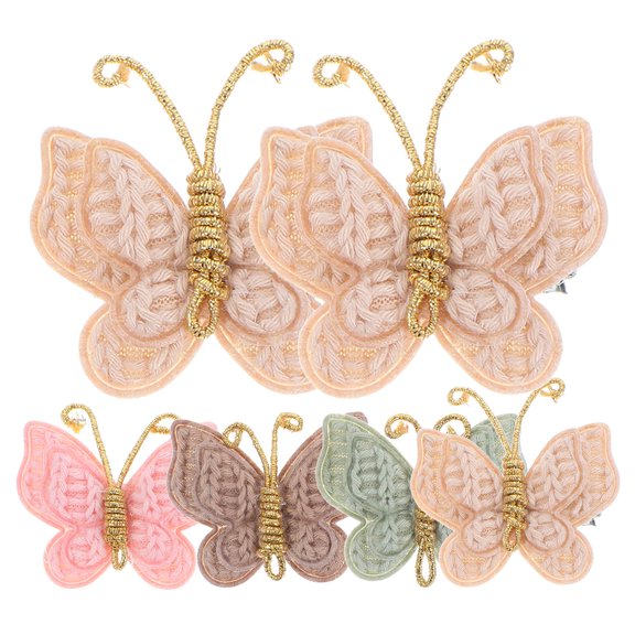 Tineasur Cute Butterfly Barrettes Assorted Color Suitable for Any Hairstyle