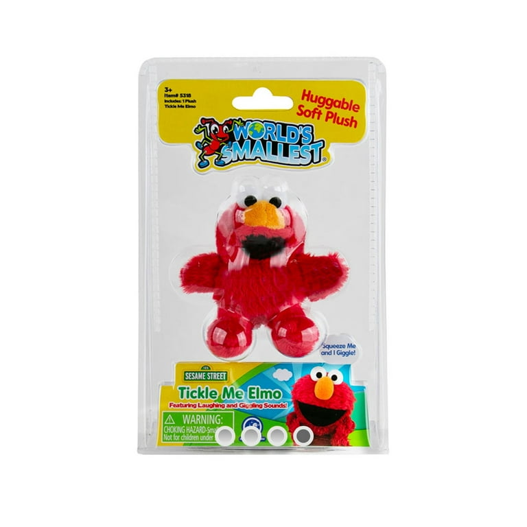 World's Smallest Tickle Me Elmo – Miniature Plush Toy with
